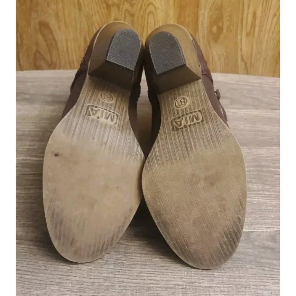 Mia Kori Ankle‎ Boots Womens Size 8.5 Brown